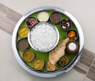 south indian thali