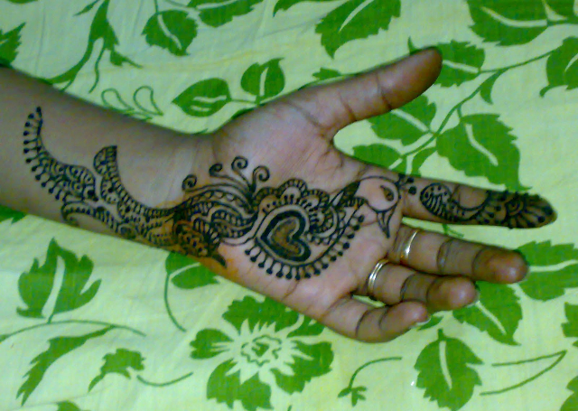 Peacock design Mehendi