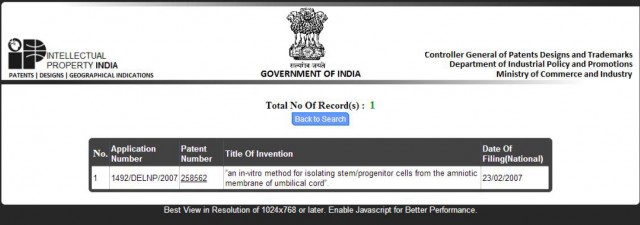 Microsoft Word - Patent on cord tissue.docx